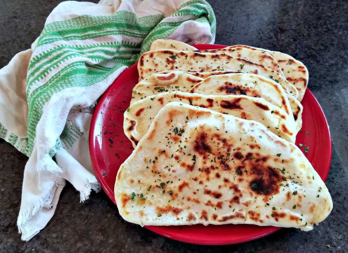 homemade naan recipe, naan, flatbread