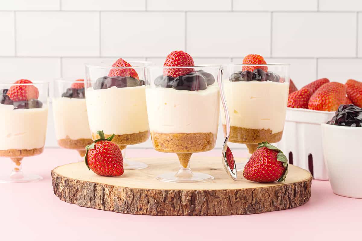 No Bake Cheesecake Cups
