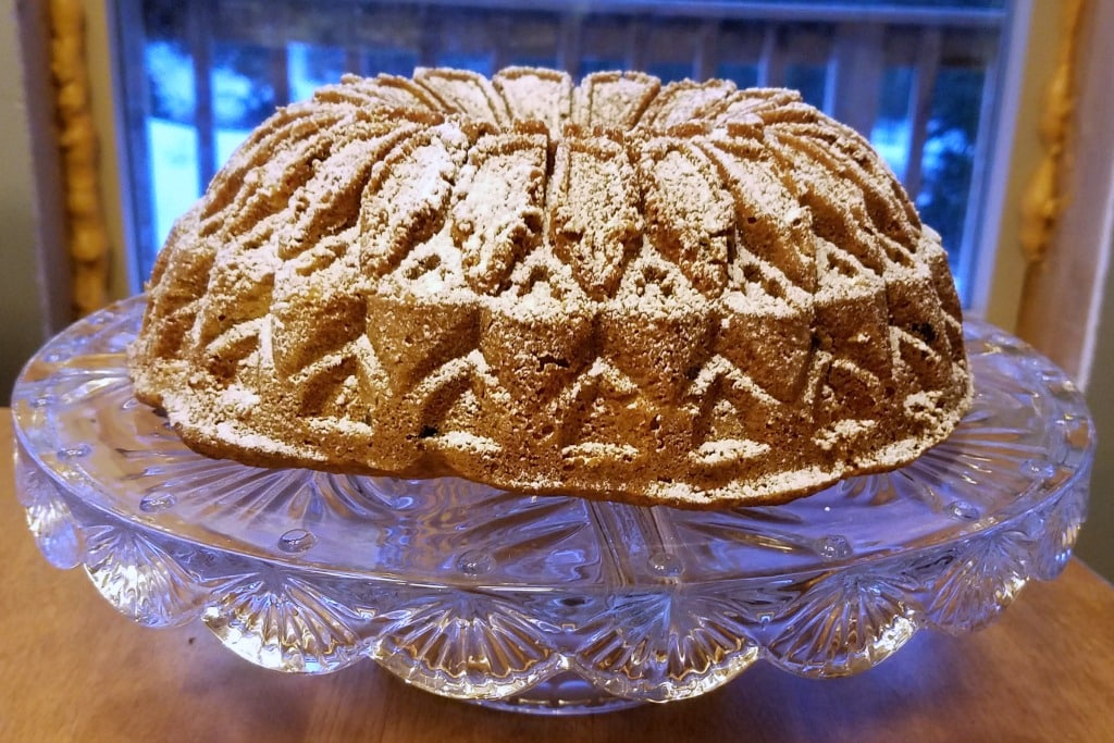 orange cranberry chip bundt cake