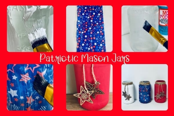 patriotic mason jars