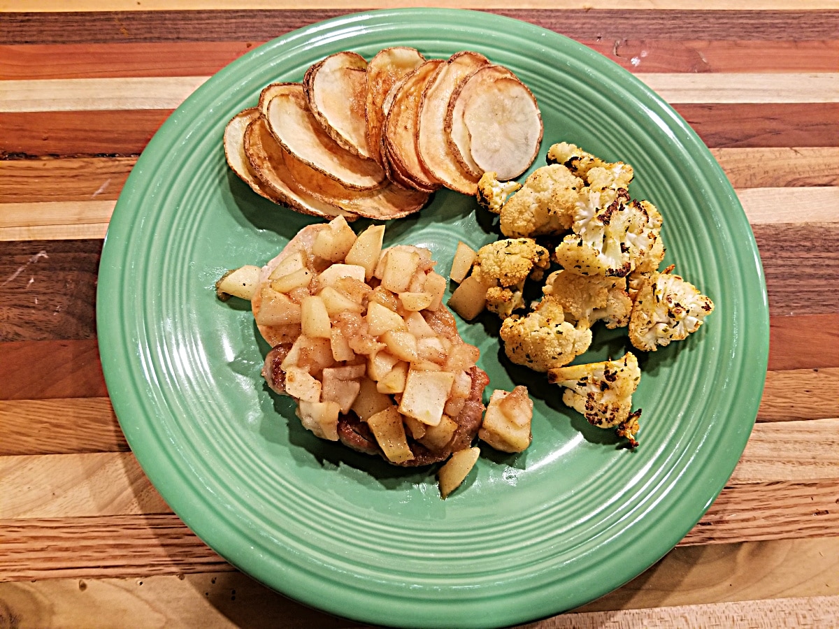 pork chops with maple apples