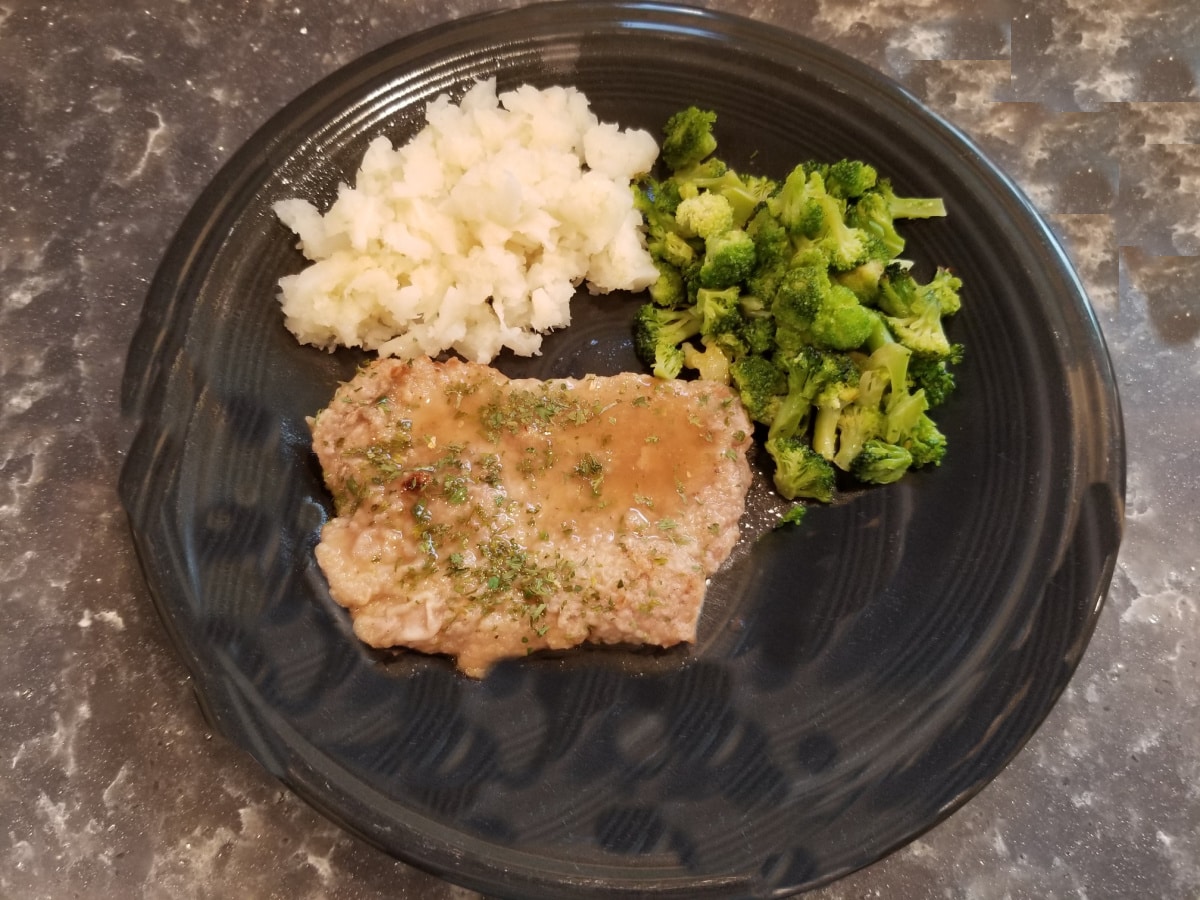 plated veal piccata