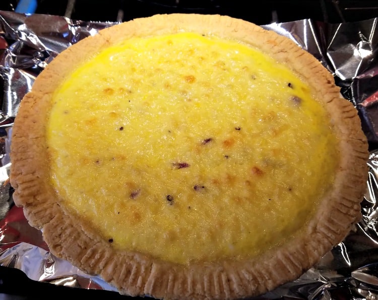 Ham Corn and Cheddar Quiche, quiche recipe