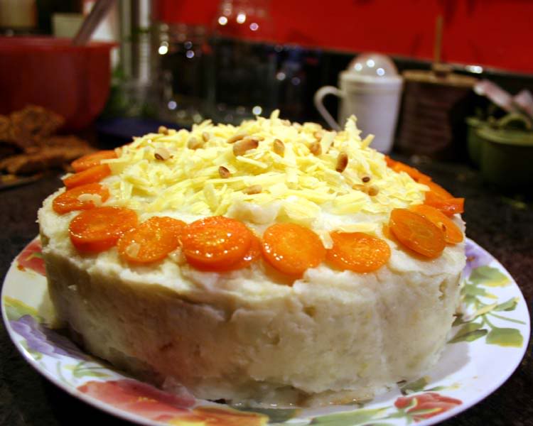 A Trick Instead of a Treat for Halloween! Meatloaf Cake Recipe