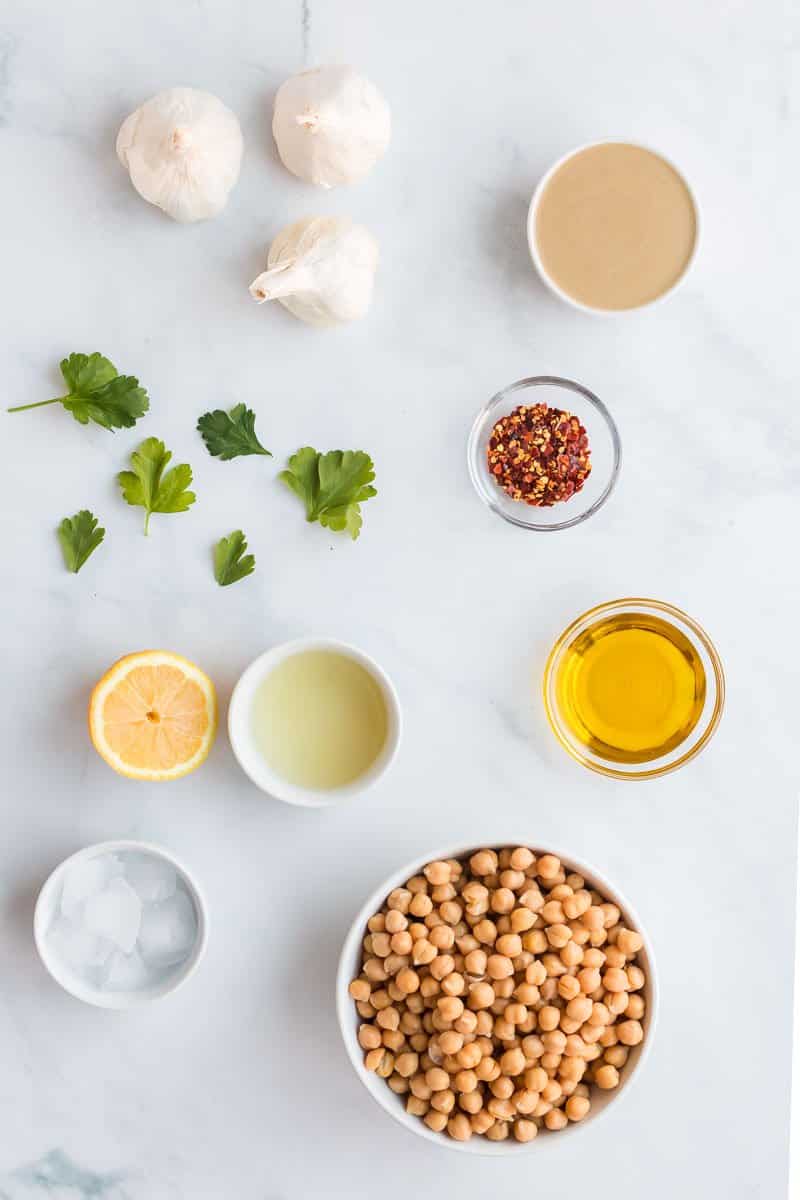 roasted garlic hummus ingredients