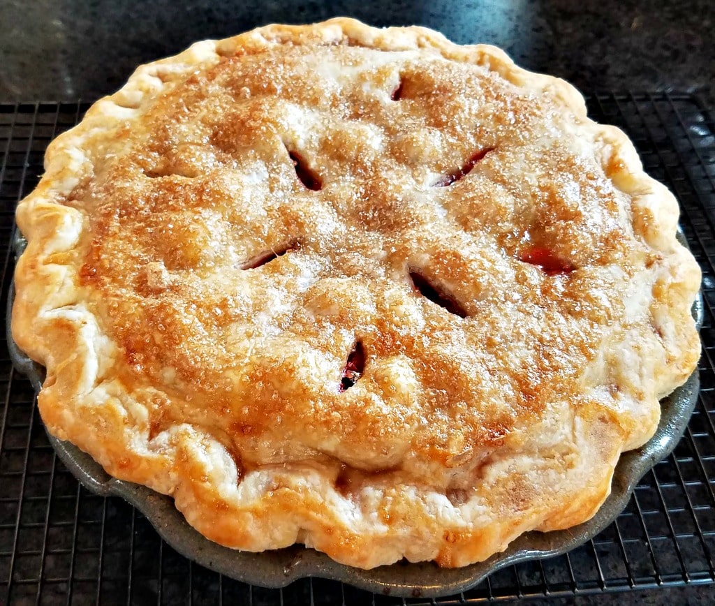 Strawberry Rhubarb Pie, AD