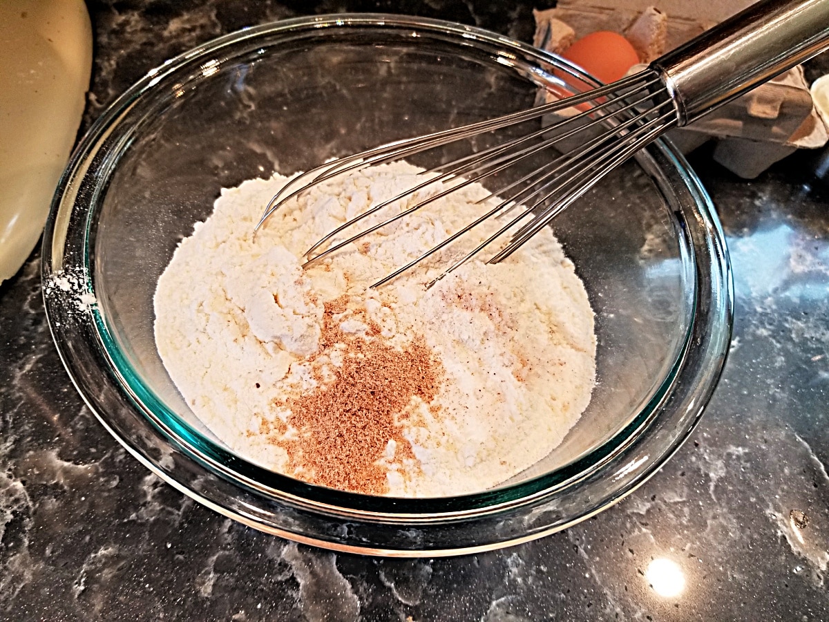 whisk together dry ingredients