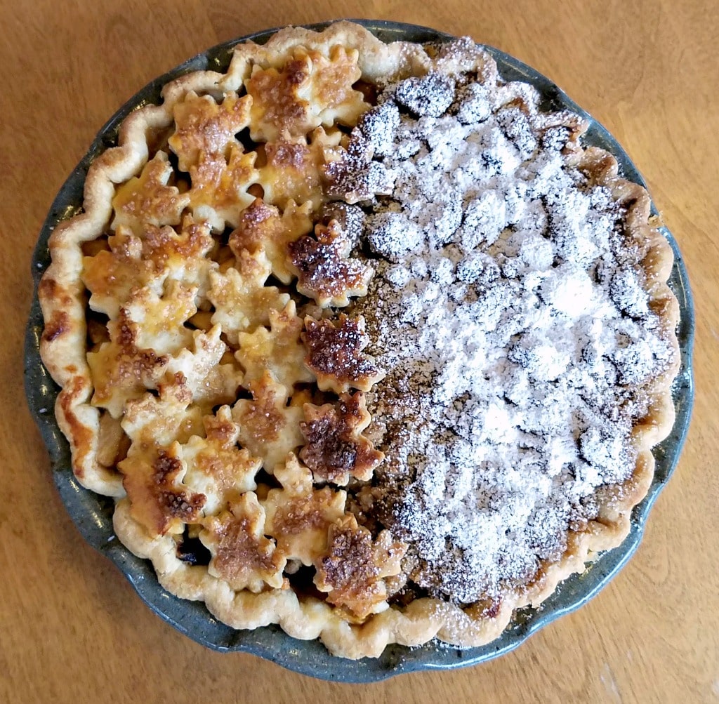 fruit pie, apple pear pie recipe, winter fruit pie
