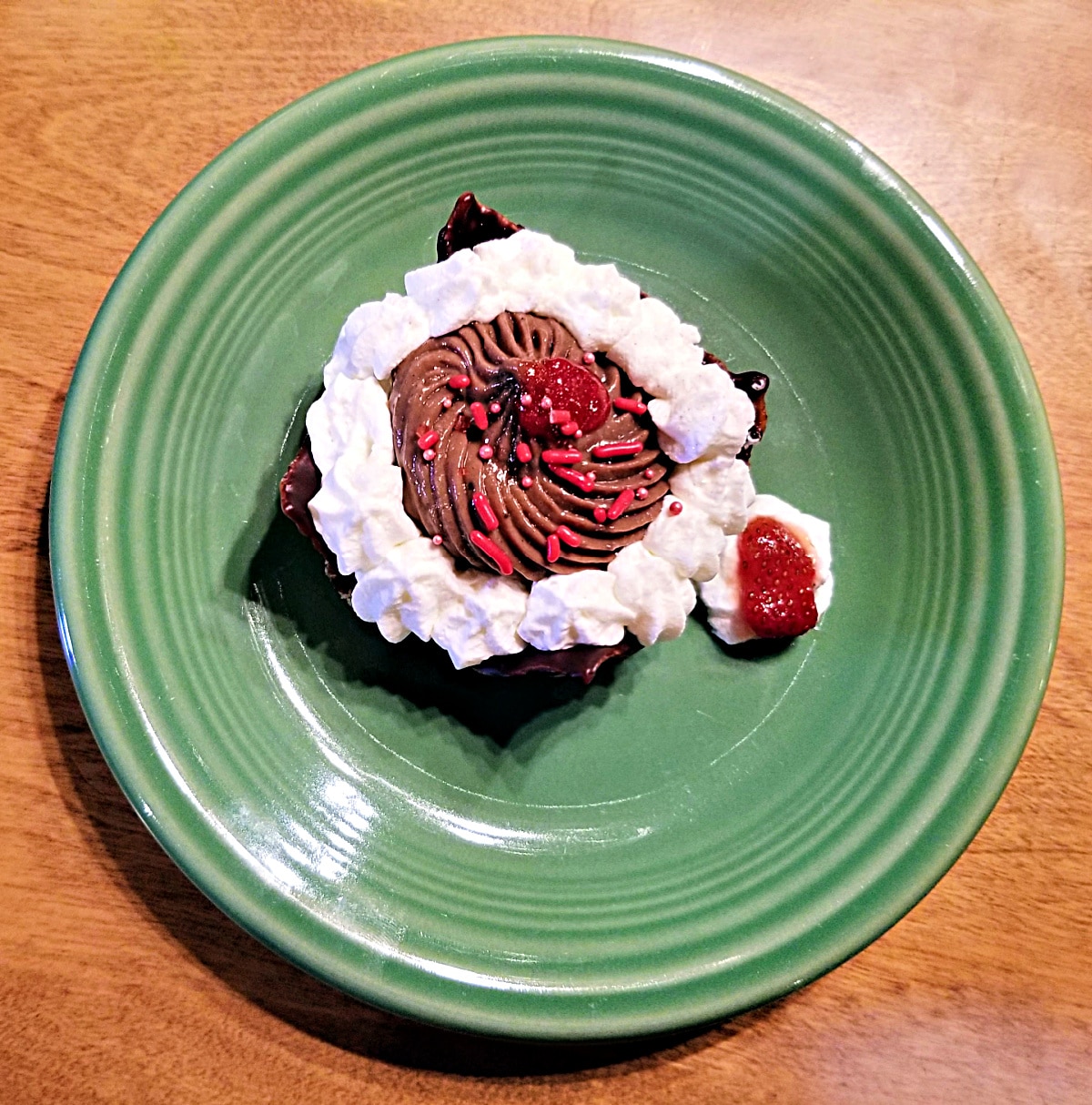 finished dessert